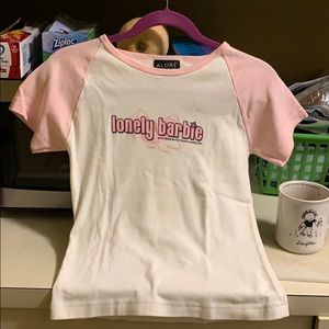 Women's "Lonely Barbie" T-shirt, Medium
